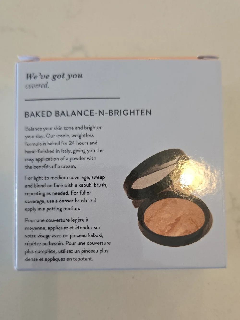 Laura Geller Baked Balance-N-Brighten Powder — Peach Beige Glow